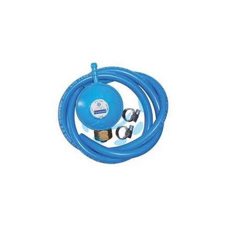KIT REGOLATORE CON TUBO E FASCETTE PER BARBECUE A GAS 