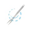 FORCHETTONE IN ACCIAIO INOX PER BARBECUE CON MANICO ALLUMINIO - lunghezza cm.35