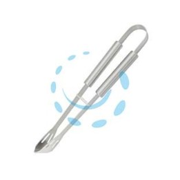PINZA IN ACCIAIO INOX PER BARBECUE CON MANICO ALLUMINIO - lunghezza cm.35