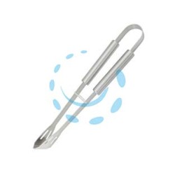 PINZA IN ACCIAIO INOX PER BARBECUE CON MANICO ALLUMINIO - lunghezza cm.35