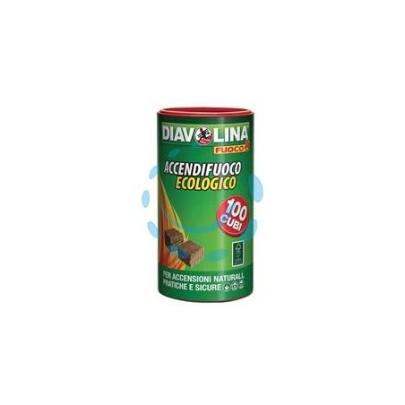DIAVOLINA ACCENDIFUOCO ECOLOGICO IN BOX 100 PZ. - conf. 100 pz