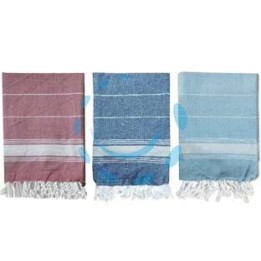 TELO MARE "ZUMA" IN COTONE - cm.90x180 - colore azzurro