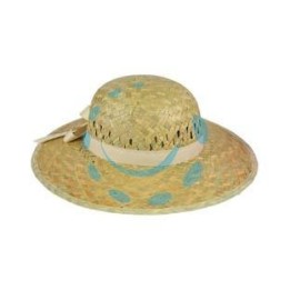 CAPPELLO IN PAGLIA NATURALE MODELLO DONNA misura unica busta da pz.12 