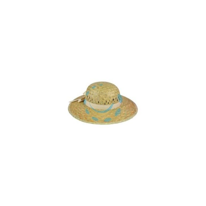 CAPPELLO IN PAGLIA NATURALE MODELLO DONNA misura unica busta da pz.12 