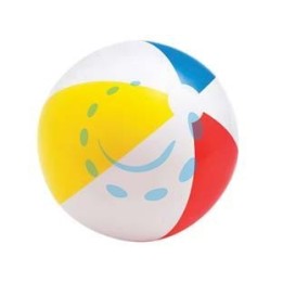 PALLONE GONFIABILE GLOSSY A SPICCHI COLORATI +3 ANNI - ø cm.51 - peso kg. 0.10 (59020)