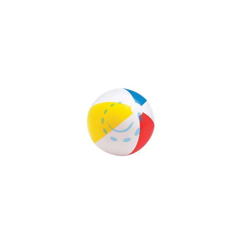 PALLONE GONFIABILE GLOSSY A SPICCHI COLORATI +3 ANNI - ø cm.51 - peso kg. 0.10 (59020)