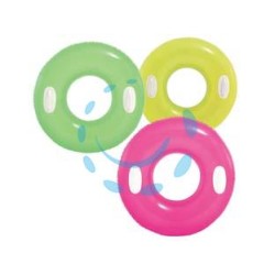SALVAGENTE GONFIABILE NEON CON MANIGLIE +8 ANNI - ø cm.76 - peso kg.0,31 (59258)