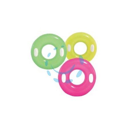 SALVAGENTE GONFIABILE NEON CON MANIGLIE +8 ANNI - ø cm.76 - peso kg.0,31 (59258)