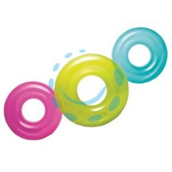 SALVAGENTE GONFIABILE TRASPARENTE SENZA MANIGLIE +8 ANNI - ø cm.76 - peso kg.0,22 (59260)