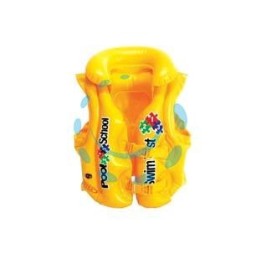 GIUBBINO GONFIABILE SCUOLA SAFETY S2 PER PISCINA 3-6 ANNI - cm.47x50 - peso kg.0,30 (58660)