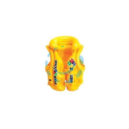GIUBBINO GONFIABILE SCUOLA SAFETY S2 PER PISCINA 3-6 ANNI - cm.47x50 - peso kg.0,30 (58660)