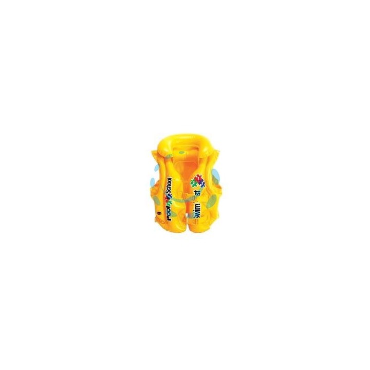 GIUBBINO GONFIABILE SCUOLA SAFETY S2 PER PISCINA 3-6 ANNI - cm.47x50 - peso kg.0,30 (58660)