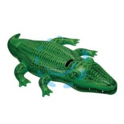 COCCODRILLO GONFIABILE CAVALCABILE +3 ANNI - cm.168x86 - peso kg.0,76 (58546)
