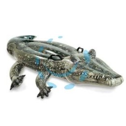 ALLIGATORE VERO GONFIABILE CAVALCABILE +3 ANNI - cm.170x86 - peso kg.0,80 (57551)