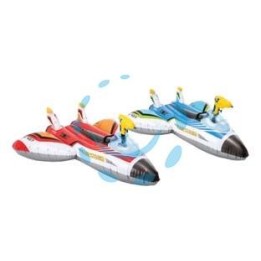AEROPLANO GONFIABILE CON PISTOLA AD ACQUA +3 ANNI - cm.117x117 - peso kg.0,95 (57536)
