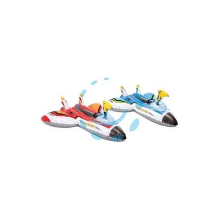 AEROPLANO GONFIABILE CON PISTOLA AD ACQUA +3 ANNI - cm.117x117 - peso kg.0,95 (57536)