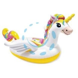 UNICORNO GONFIABILE CAVALCABILE +3 ANNI - cm.198x140x102- peso kg.1,97 (57561)