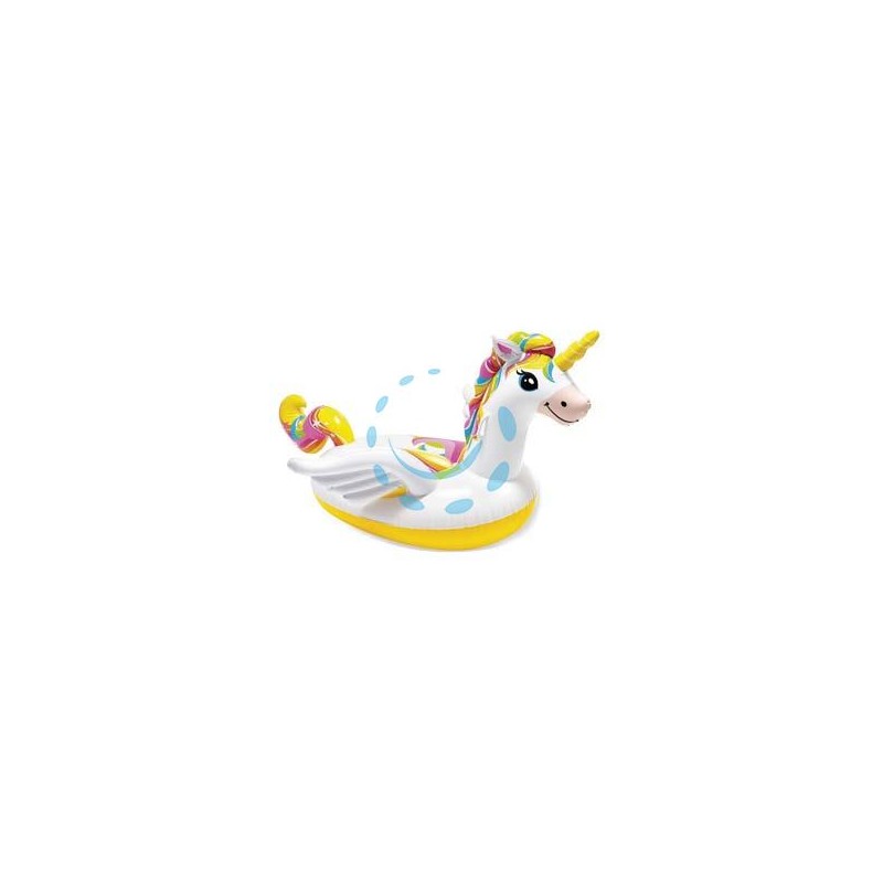 UNICORNO GONFIABILE CAVALCABILE +3 ANNI - cm.198x140x102- peso kg.1,97 (57561)