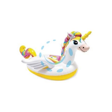 UNICORNO GONFIABILE CAVALCABILE +3 ANNI - cm.198x140x102- peso kg.1,97 (57561)