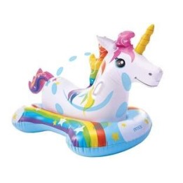 UNICORNO GONFIABILE CAVALCABILE +3 ANNI - cm.163x86h. - peso kg.1,54 (57552)