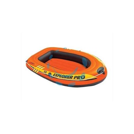 CANOTTO GONFIABILE CON TRE CAMERE D'ARIA "EXPLORER PRO 50" +6 ANNI -cm.137x85x23h. - peso kg.1,97 (58354) 