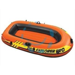 CANOTTO GONFIABILE CON TRE CAMERE D'ARIA "EXPLORER PRO 200" +6 ANNI - cm.196x102x33h.- peso kg.4 (58356)