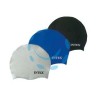 CUFFIA IN SILICONE PER PISCINA UNISEX +8 ANNI - bianco, azzurro e nero - peso kg.0,06 (55991)