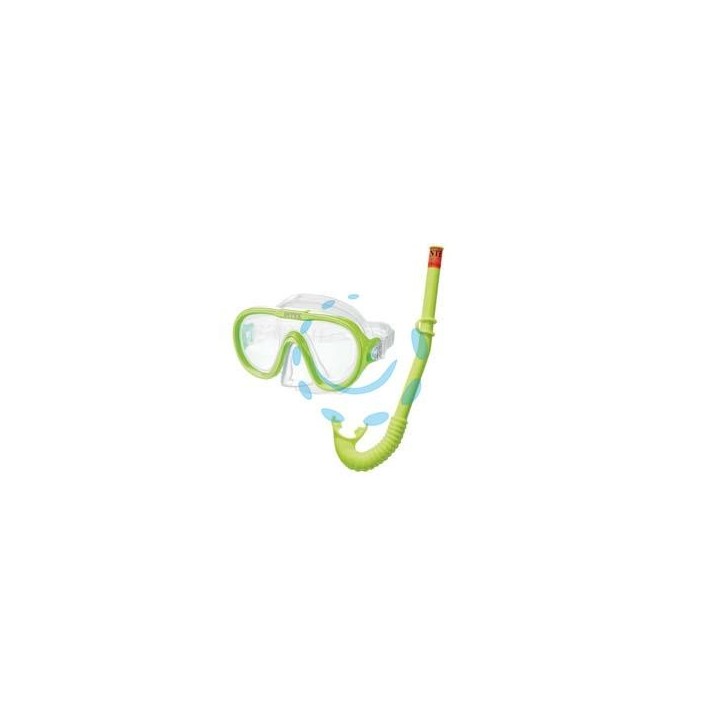 MASCHERA MARE E BOCCAGLIO "ADVENTURE SWIM SET" +8 ANNI - peso kg.0,45 (55642)
