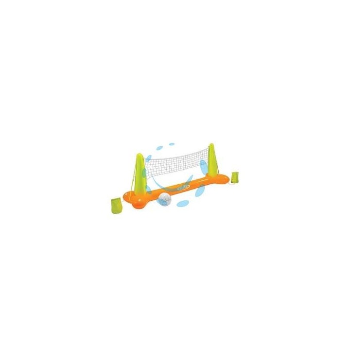 RETE VOLLEY GONFIABILE PER PISCINA +6 ANNI - cm.239x64x91h. - peso kg.1,30 (56508)