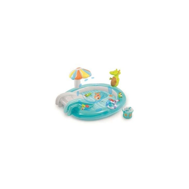 PISCINA GONFIABILE "GATOR PLAY CENTER" +2 ANNI - cm.201x170x84h. - peso kg.3,9 (57165)