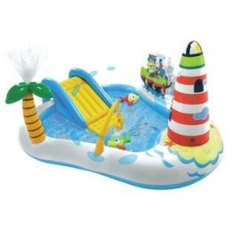 PISCINA GONFIABILE "FISHING FUN PLAY CENTER" +3 ANNI - cm.218x188x99h. - peso kg.4,35 (57162)