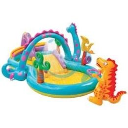 PISCINA GONFIABILE "DINOSAURI" +3 ANNI - cm. 302x229x112h. peso kg.8,10 (57135)