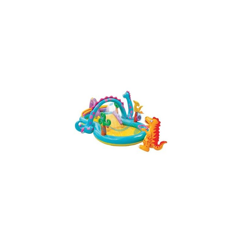 PISCINA GONFIABILE "DINOSAURI" +3 ANNI - cm. 302x229x112h. peso kg.8,10 (57135)