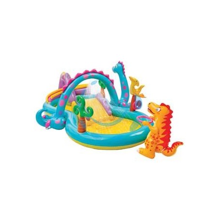 PISCINA GONFIABILE "DINOSAURI" +3 ANNI - cm. 302x229x112h. peso kg.8,10 (57135)