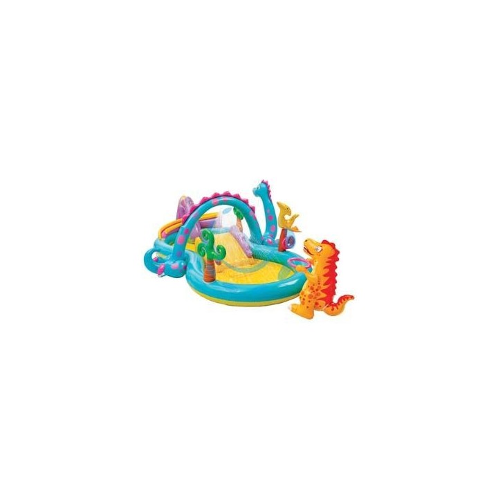 PISCINA GONFIABILE "DINOSAURI" +3 ANNI - cm. 302x229x112h. peso kg.8,10 (57135)