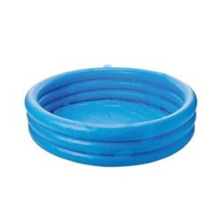 PISCINA GONFIABILE ROTONDA "CRYSTAL BLU" 3 ANELLI +2 ANNI - cm.114x25h. - peso kg.0,86 (59416)