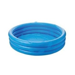 PISCINA GONFIABILE ROTONDA "CRYSTAL BLU" 3 ANELLI +2 ANNI - cm.168x38h. - peso kg.2,15 (58446)