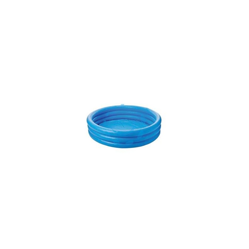 PISCINA GONFIABILE ROTONDA "CRYSTAL BLU" 3 ANELLI +2 ANNI - cm.168x38h. - peso kg.2,15 (58446)