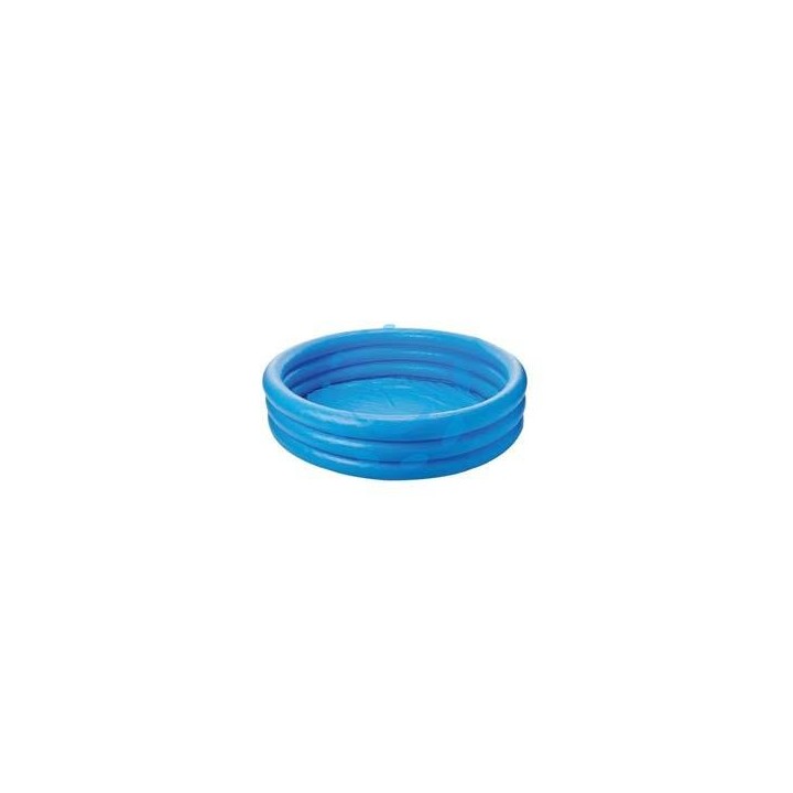 PISCINA GONFIABILE ROTONDA "CRYSTAL BLU" 3 ANELLI +2 ANNI - cm.168x38h. - peso kg.2,15 (58446)