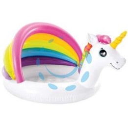 PISCINA GONFIABILE UNICORNO 1-3 ANNI - ø cm.127x102x69 - peso kg.1,75 (57113)