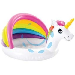 PISCINA GONFIABILE UNICORNO 1-3 ANNI - ø cm.127x102x69 - peso kg.1,75 (57113)