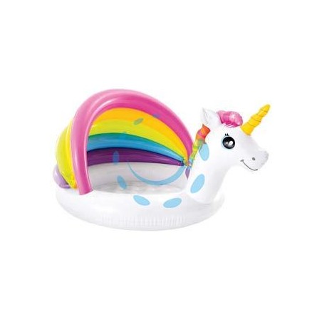 PISCINA GONFIABILE UNICORNO 1-3 ANNI - ø cm.127x102x69 - peso kg.1,75 (57113)