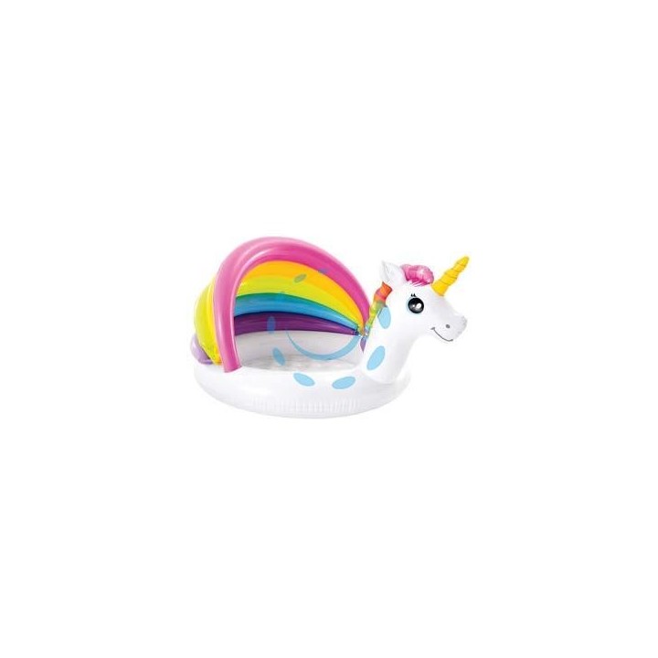 PISCINA GONFIABILE UNICORNO 1-3 ANNI - ø cm.127x102x69 - peso kg.1,75 (57113)