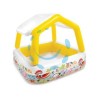PISCINA GONFIABILE QUADRA "ACQUARIO" CON PARASOLE +2 ANNI - cm.157x157x122h. - peso kg.3,80 (57470)