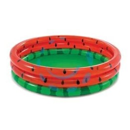 PISCINA GONFIABILE ANGURIA TRE ANELLI +2 ANNI - cm.168x38h. - peso kg.2,17 (58448)