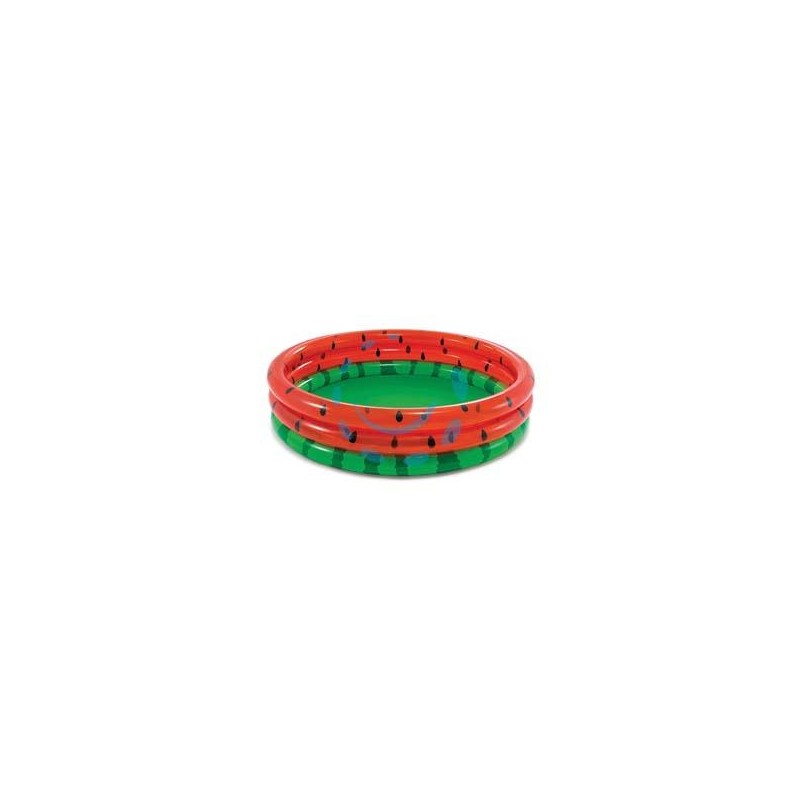 PISCINA GONFIABILE ANGURIA TRE ANELLI +2 ANNI - cm.168x38h. - peso kg.2,17 (58448)