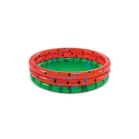PISCINA GONFIABILE ANGURIA TRE ANELLI +2 ANNI - cm.168x38h. - peso kg.2,17 (58448)