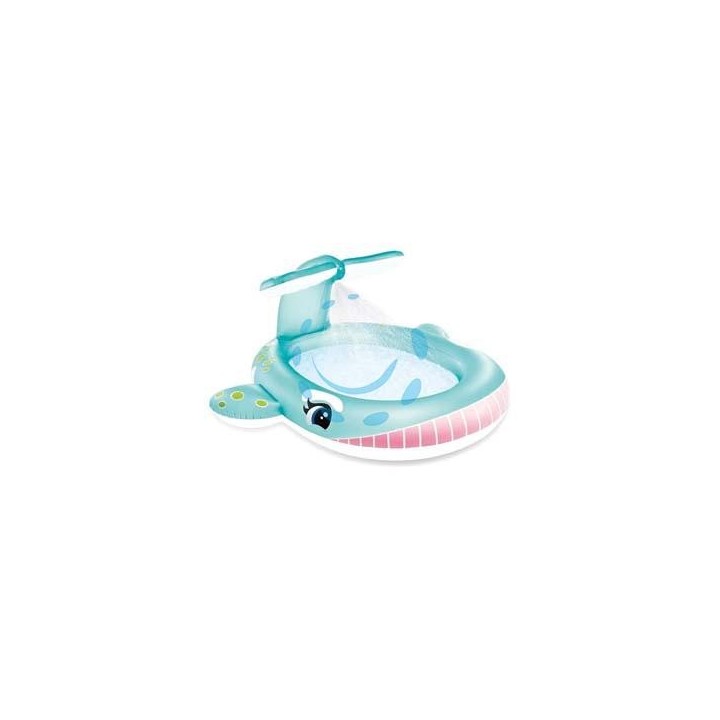 PISCINA GONFIABILE OVALE "BALENA" +2 ANNI - cm.201x196x91h. - peso kg.3 (57440)