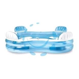 PISCINA GONFIABILE QUADRATA CENTER FAMILY +3 ANNI - cm.229x229x66 - peso kg.6,65 (56475)