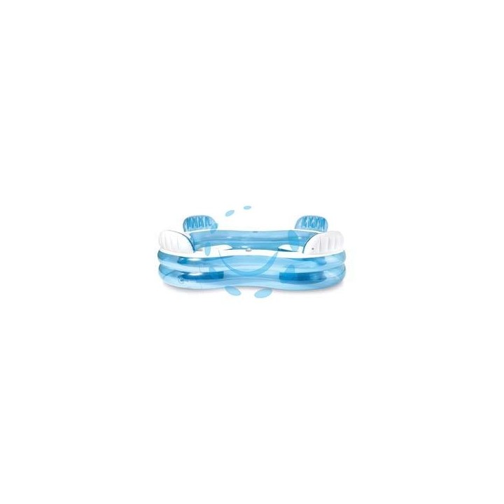 PISCINA GONFIABILE QUADRATA CENTER FAMILY +3 ANNI - cm.229x229x66 - peso kg.6,65 (56475)